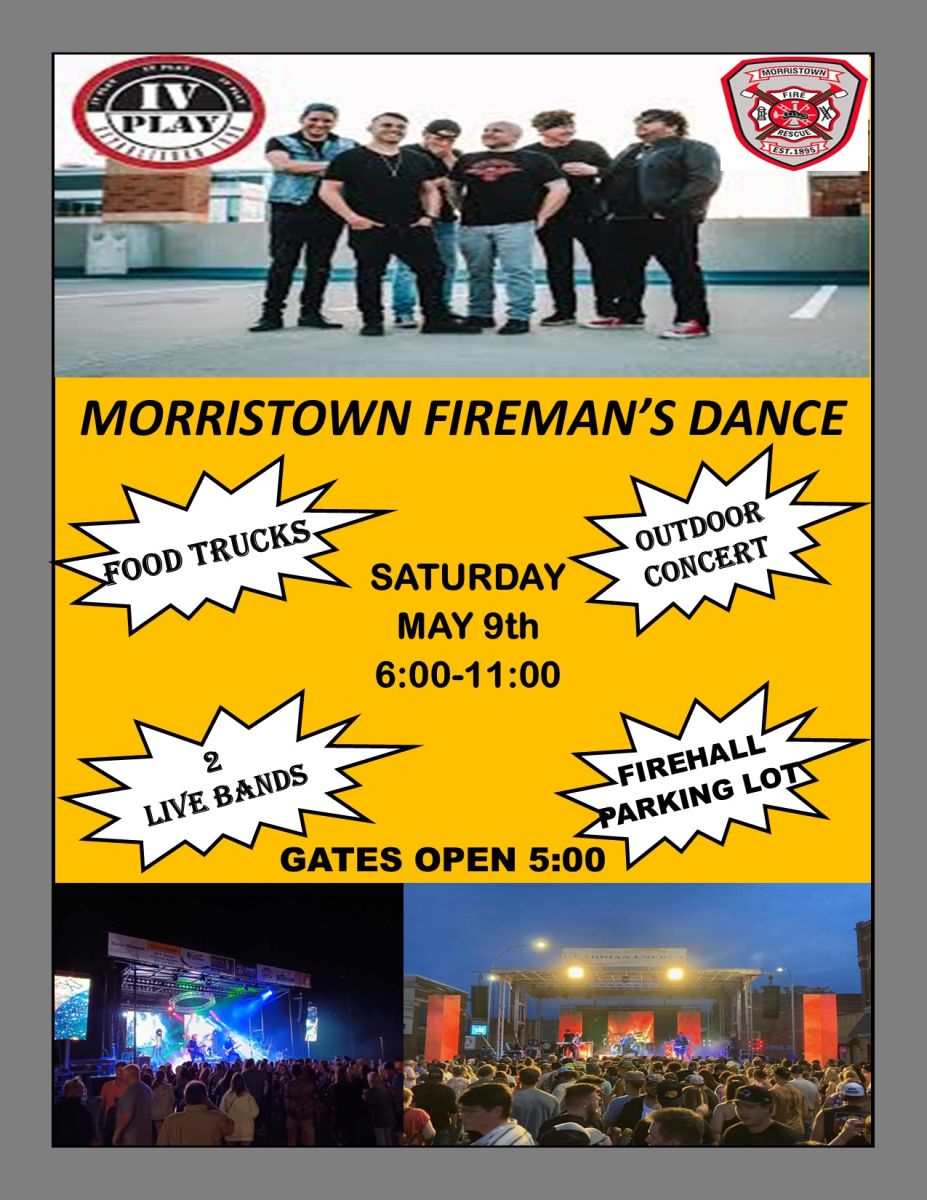 Flyer advertising event.